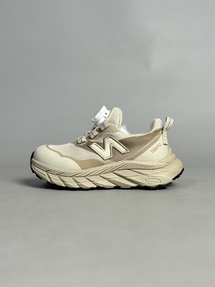 N-logo Rotary Buckle Breathable Mesh Outdoor Sneakers for Kids 4 colors 28997958