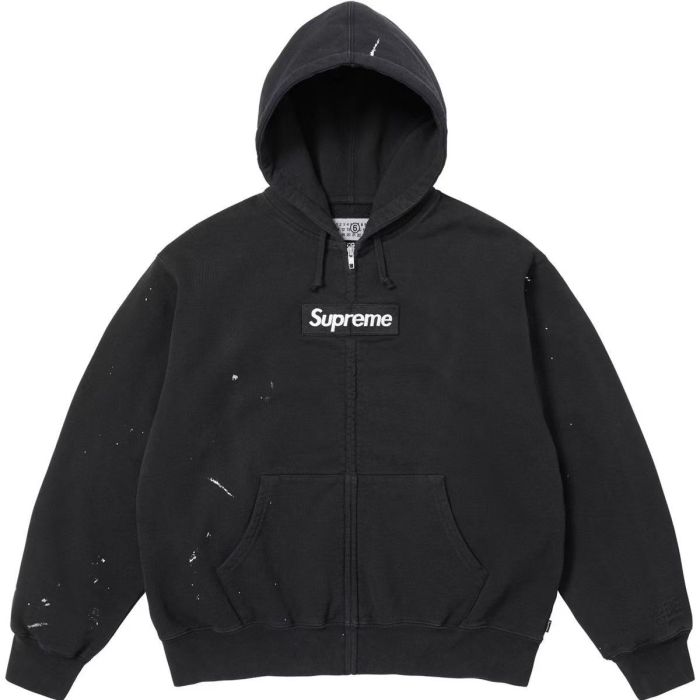 1:1 quality version Ink Splash Graffiti Embroidery Logo Zipper Hoodie 3 colors 28997839
