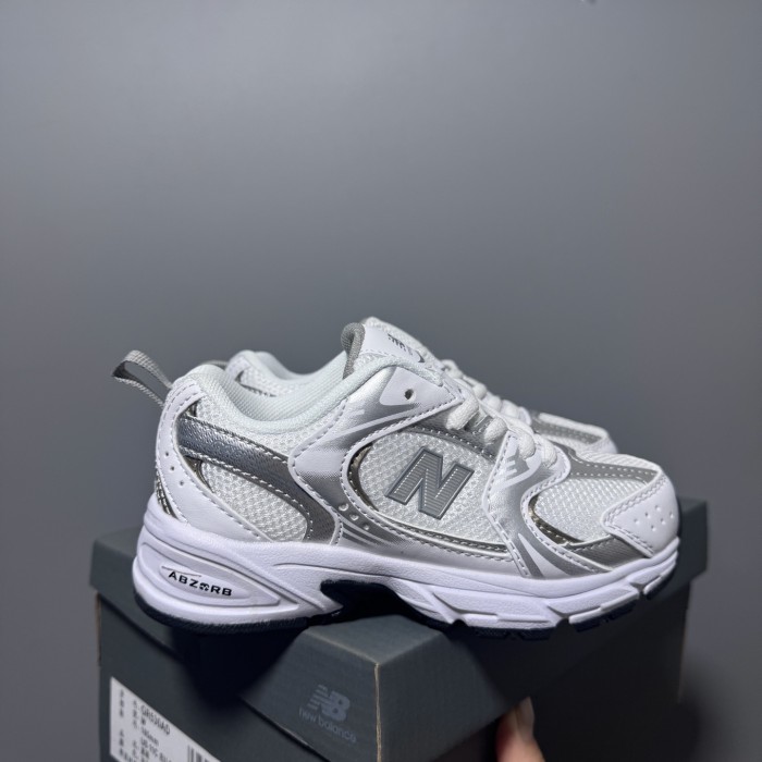 N-logo Mesh Paneled Retro Running Shoes for Kids 8 colors 28997941