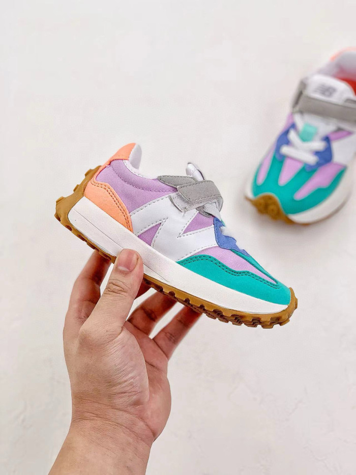 NB327 Co-branded Hook & Loop Jogging Shoes for Kids 6 colors 28998852