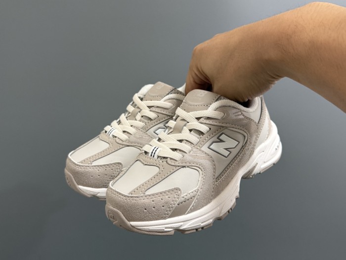 530 Leather Upper Elastic Band Dad Shoes for Kids 4 colors 28998742