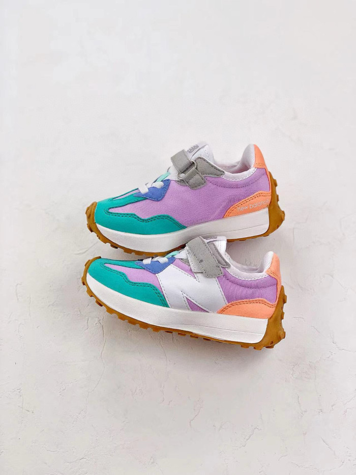 NB327 Co-branded Hook & Loop Jogging Shoes for Kids 6 colors 28998852
