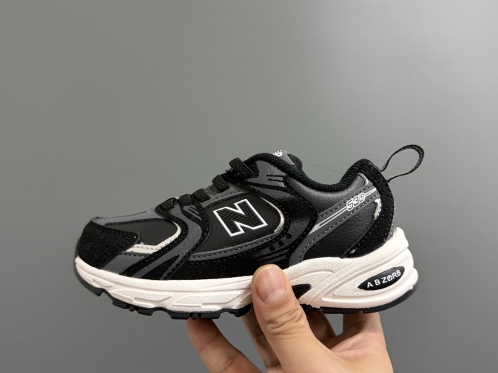 530 Leather Upper Elastic Band Dad Shoes for Kids 4 colors 28998742