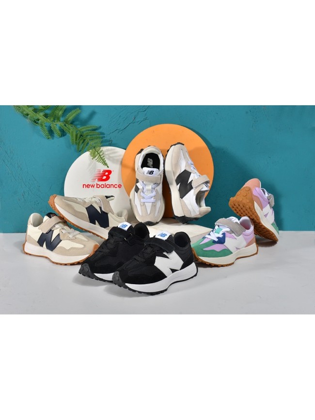 NB327 Co-branded Hook & Loop Jogging Shoes for Kids 6 colors 28998852