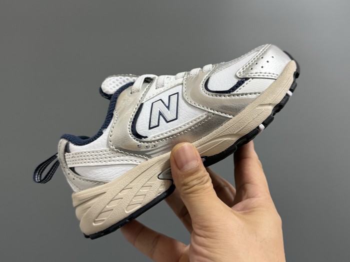 530 Leather Upper Elastic Band Dad Shoes for Kids 4 colors 28998742