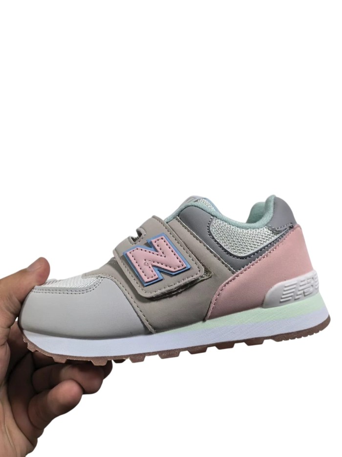 NB574 Hook & Loop With Hi-Poly Insole Shoes for Kids 20 colors 28998856
