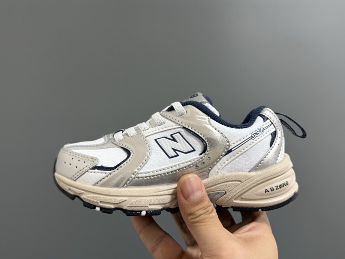 530 Leather Upper Elastic Band Dad Shoes for Kids 4 colors 28998742