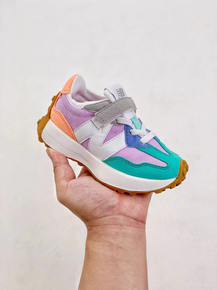 NB327 Co-branded Hook & Loop Jogging Shoes for Kids 6 colors 28998852