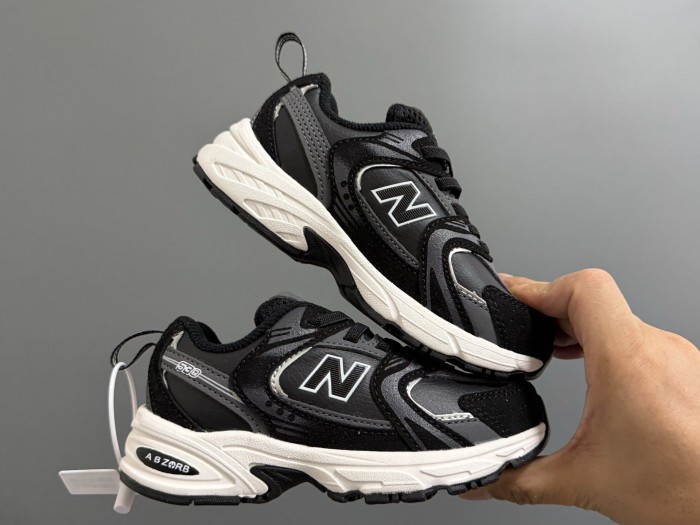 530 Leather Upper Elastic Band Dad Shoes for Kids 4 colors 28998742
