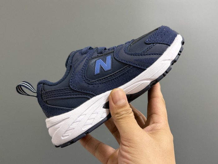530 Leather Upper Elastic Band Dad Shoes for Kids 4 colors 28998742