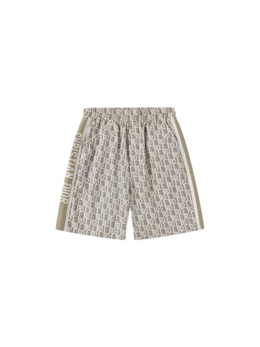 Khaki Kids Oblique Logo Print Shorts for Kids 29000499