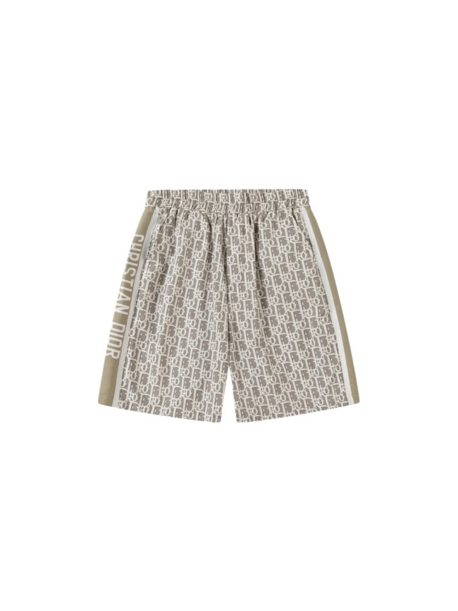 Khaki Kids Oblique Logo Print Shorts for Kids 29000499