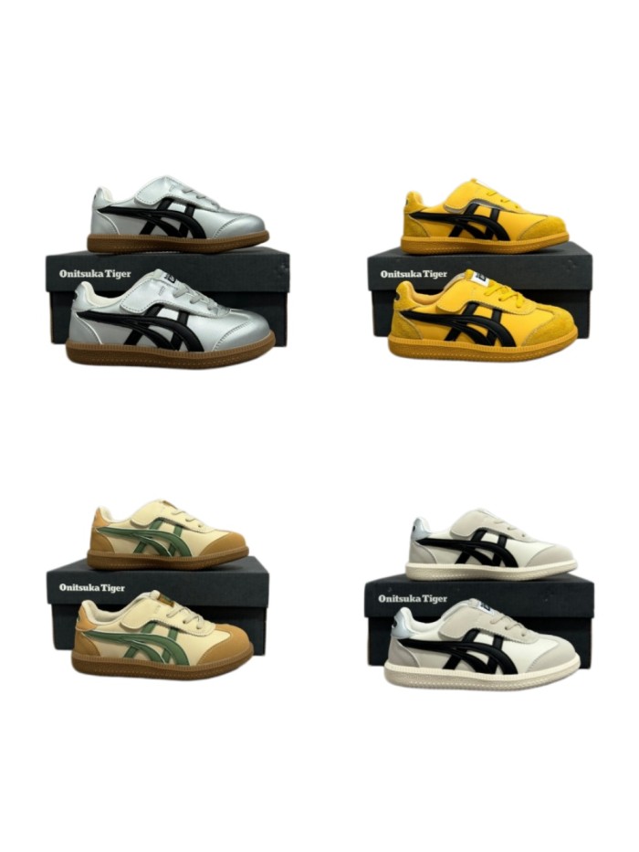 Velcro Retro Low Top Casual Running Shoes for Kids 4 colors 29006188