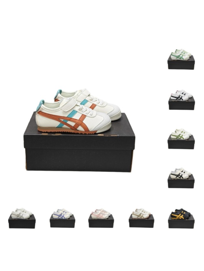 Onitsuka Tiger Mexico 66 Velcro Casual Shoes for Kids 10 colors 29006185