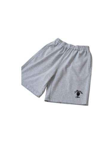 Ape Head Embroidered Terry Sweat Shorts for Kids 2 colors 29006155