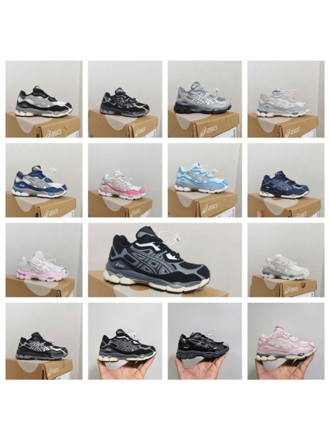 AC Tiger Gel-NYC Autumn Winter Cushion Running Shoes for Kids 15 colors 29006173