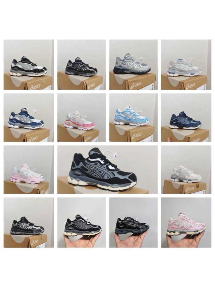 AC Tiger Gel-NYC Autumn Winter Cushion Running Shoes for Kids 15 colors 29006173