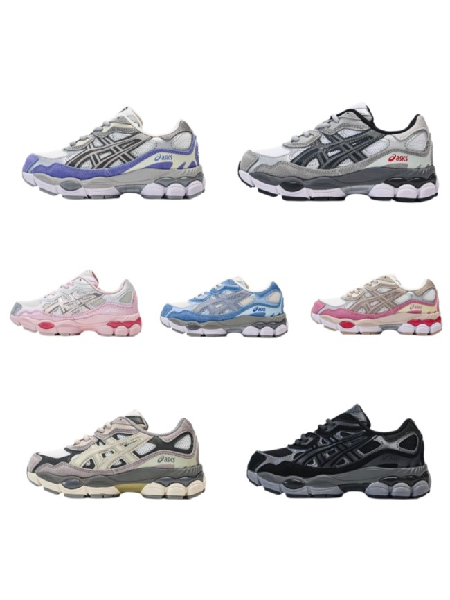 AC Tiger Gel-NYC Retro Running Shoes for Kids 7 colors 29006184