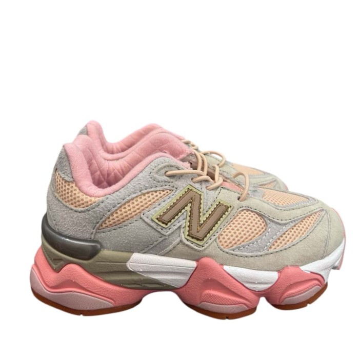 9060 Style Elastic Lace Retro Dad Sneakers for Kids 26 colors 29010964