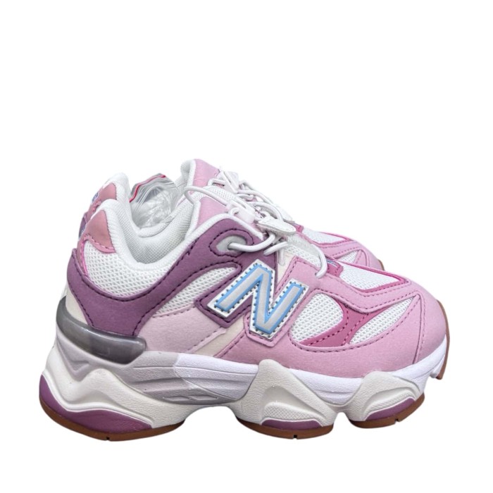 9060 Style Elastic Lace Retro Dad Sneakers for Kids 26 colors 29010964