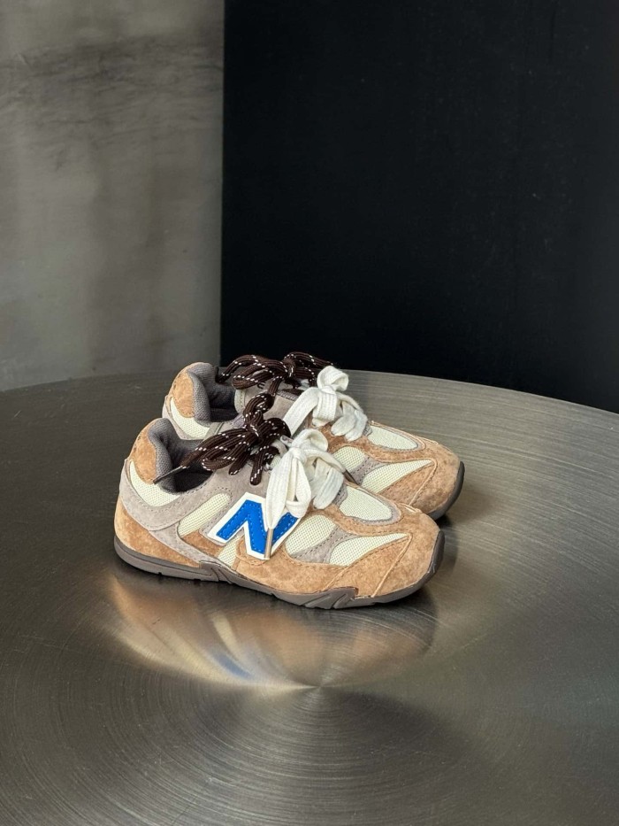 Miu Miu Co-branded Pig Leather Mesh Hook & Loop Shoes for Kids 5 colors 28999124