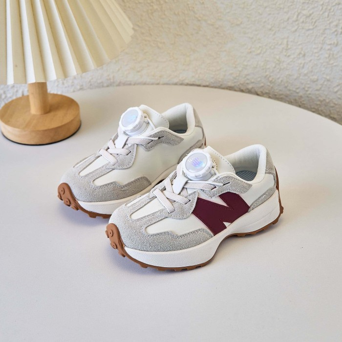 327 Rotating Buckle Waffle Sole Casual Sneakers for Kids 4 colors 29010972