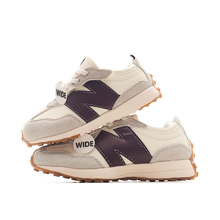 327 Style Wide Fit Suede & Leather Retro Running Shoes for Kids 9 colors 29010887
