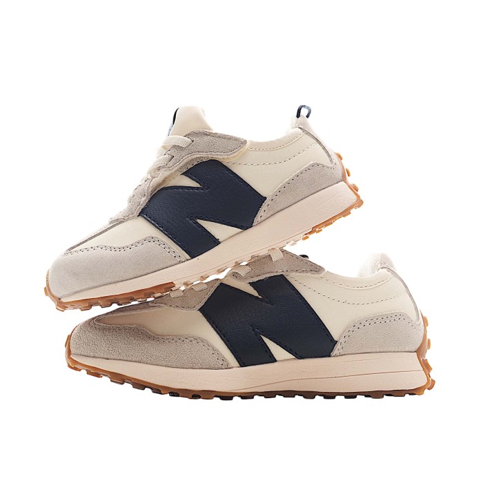 327 Style Wide Fit Suede & Leather Retro Running Shoes for Kids 9 colors 29010887