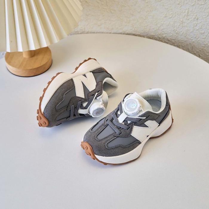 327 Rotating Buckle Waffle Sole Casual Sneakers for Kids 4 colors 29010972