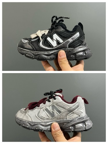 530 Cut N Fleece Lined Two-Lace Vintage Sneakers for Kids 2 colors 29011431