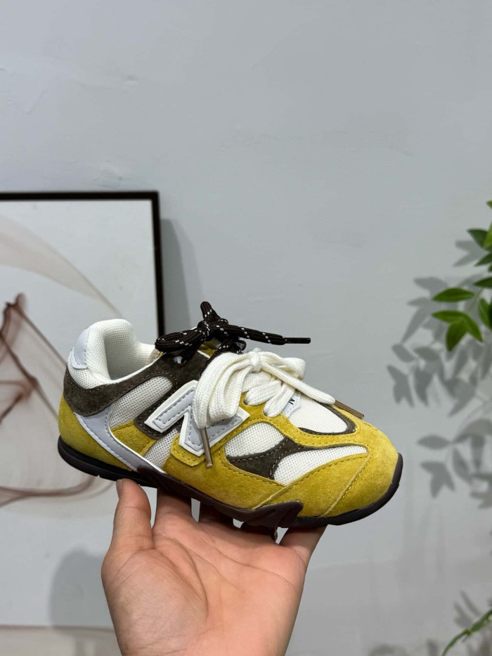 Miu Miu Co-branded Pig Leather Mesh Hook & Loop Shoes for Kids 5 colors 28999124
