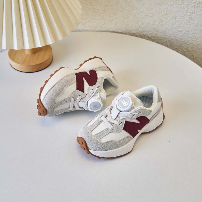 327 Rotating Buckle Waffle Sole Casual Sneakers for Kids 4 colors 29010972