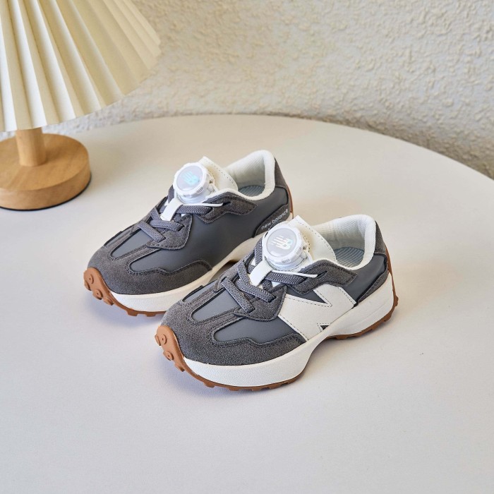 327 Rotating Buckle Waffle Sole Casual Sneakers for Kids 4 colors 29010972