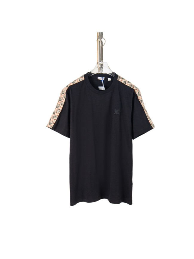 1:1 quality version 28303065 Plaid Trim Tee 2 colors