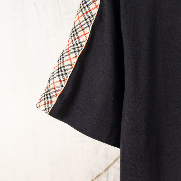 1:1 quality version 28303065 Plaid Trim Tee 2 colors