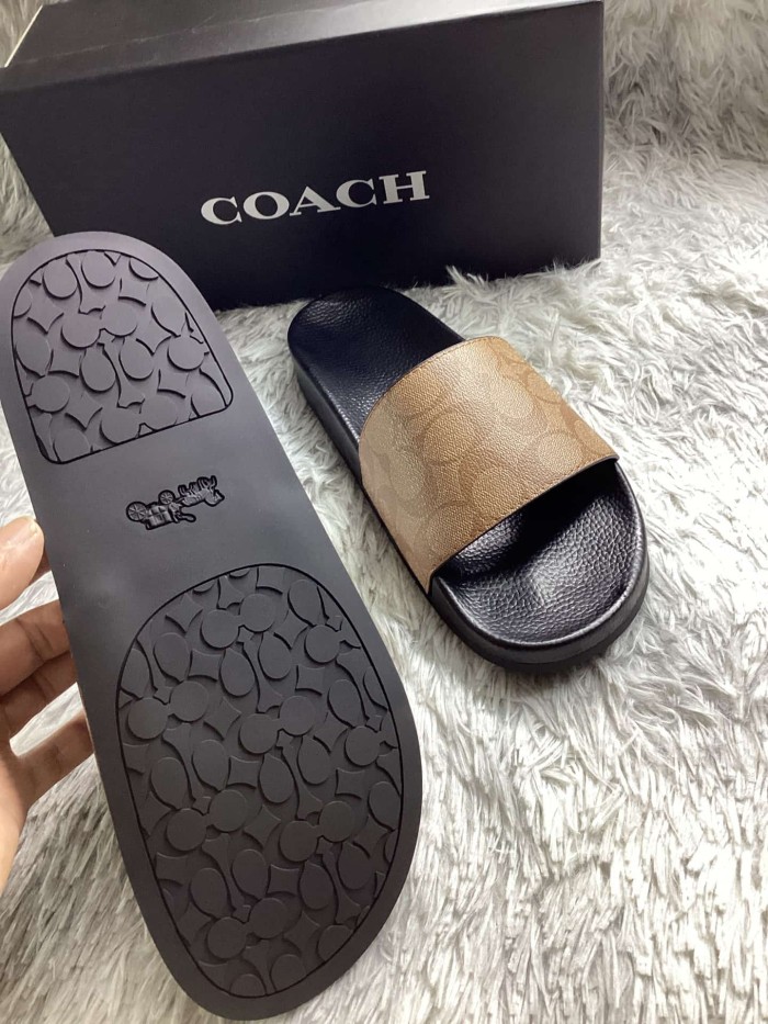 1:1 quality version Classic Monogram Black Rubber Sole Slippers 2 colors 29027291
