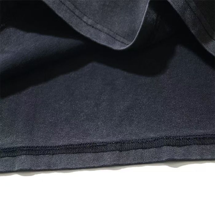 Black Panther Skull Distressed Wash Oversized Streetwear T-Shirt 29027143