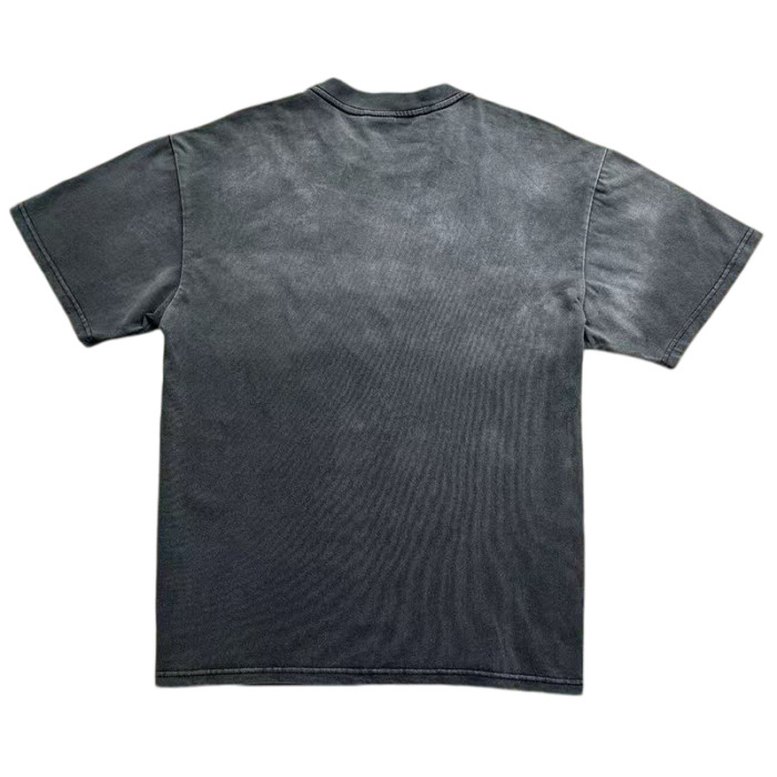 Retro Basketball Player Graphic Washed T-Shirt 2 colors 29027147