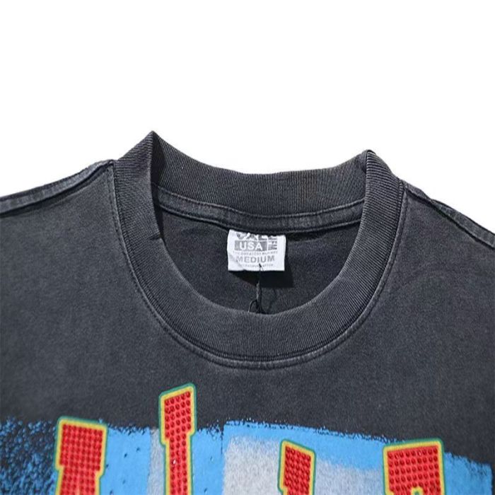Reggae Portrait Distressed Wash Oversized T-Shirt 29027378