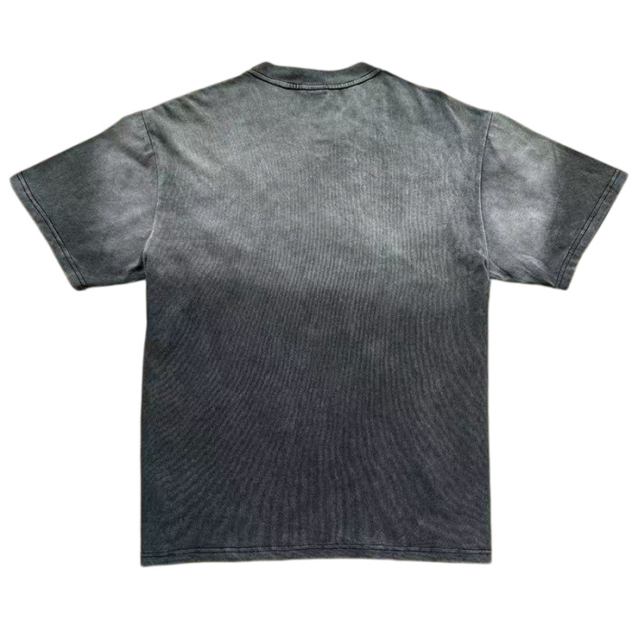 Retro Lightning & Hand Graphic Washed T-Shirt 2 colors 29027376