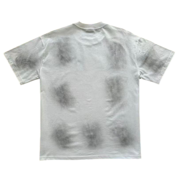Retro Basketball Player Graphic Washed T-Shirt 2 colors 29027147