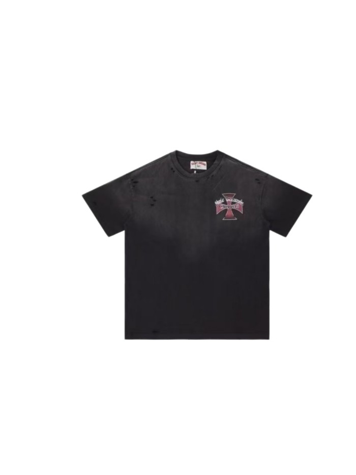Vintage  Choppers  Cross Distressed Wash Oversized T-Shirt 29027430