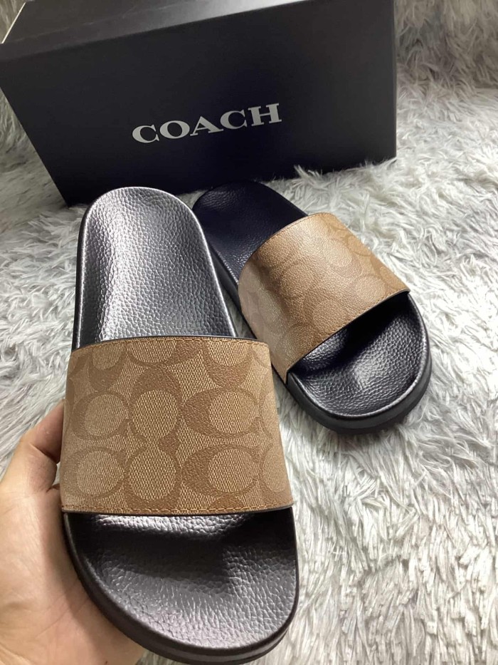 1:1 quality version Classic Monogram Black Rubber Sole Slippers 2 colors 29027291