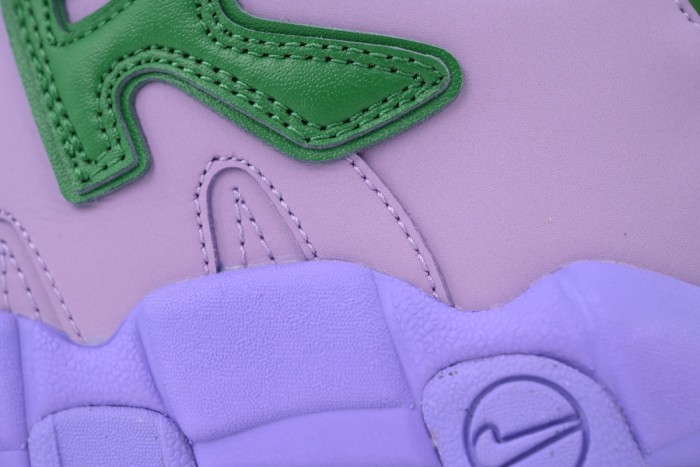 Air More Low-Top Purple Green Co-branded Unisex Pippen Basketball Shoes 29030421