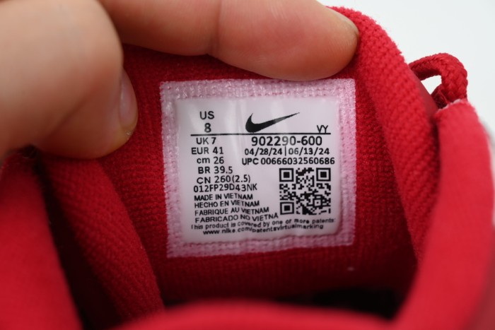 [plus-size shoes] 1:1 quality version Mid-Top Unisex Red and White Pippen Basketball Shoes 29030415