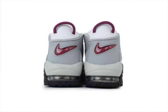 Air More Low Top Women's White And Grey Air Pippen Basketball Shoes 29030037