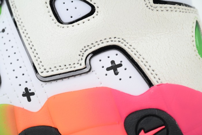 Mid-top Unisex White Rainbow Pippen Basketball Sneakers 29030160