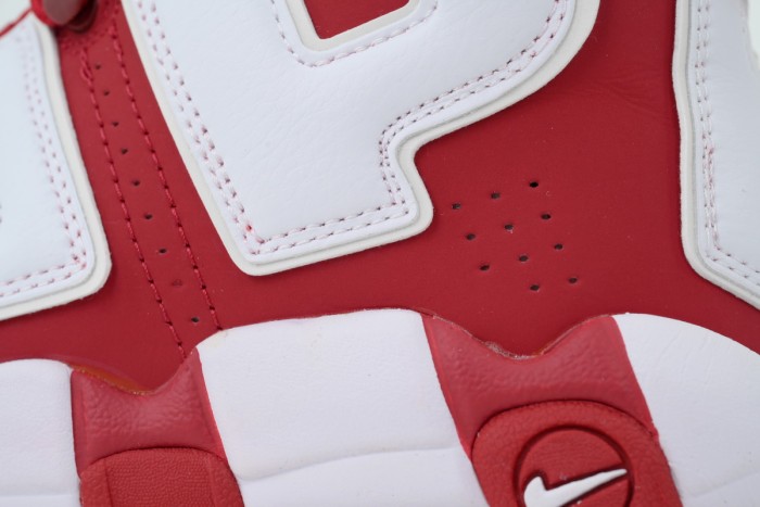 [plus-size shoes] 1:1 quality version Mid-Top Unisex Red and White Pippen Basketball Shoes 29030415