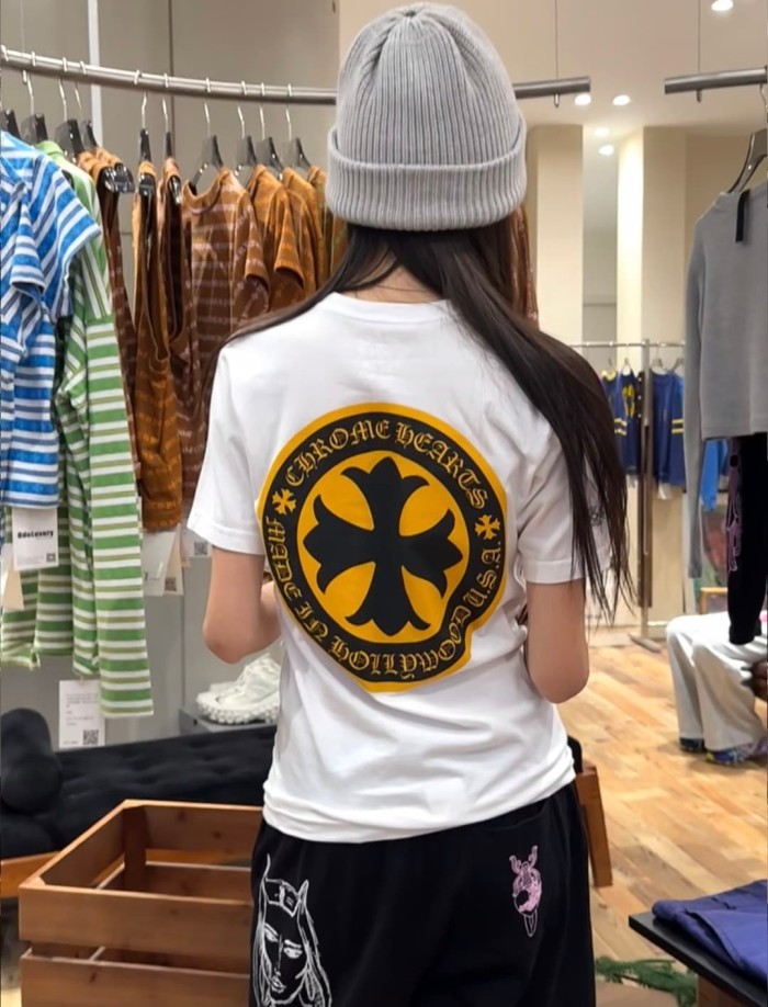 1:1 quality version Gold Coin Cross Print Tee 2 colors 29033508