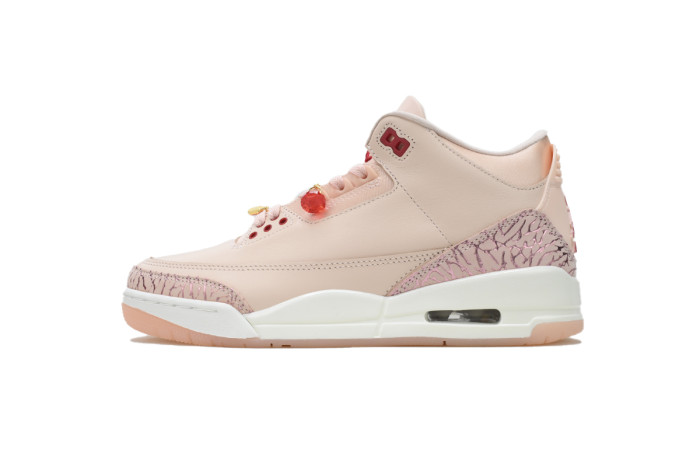Valentine's Day  Pink Red Mid-Top Retro Basketball Shoes 29033590